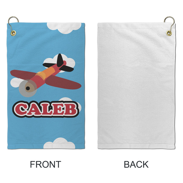 Airplane Microfiber Golf Towels - Small - APPROVAL
