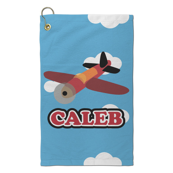 Custom Airplane Microfiber Golf Towel - Small (Personalized)