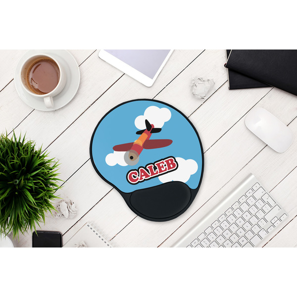 Airplane Mouse Pad with Wrist Rest - LIFESYTLE 1