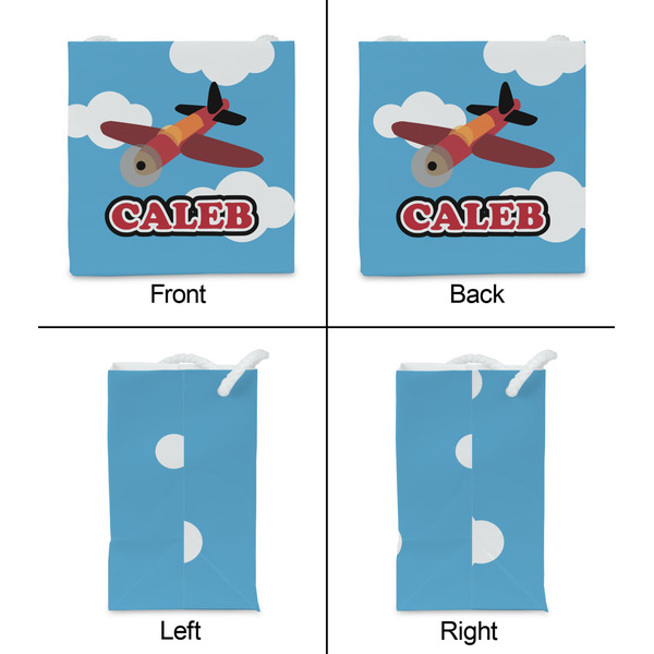 Airplane Party Favor Gift Bag - Matte - Approval