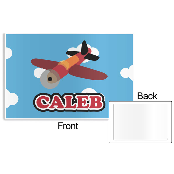 Airplane Disposable Paper Placemat - Front & Back