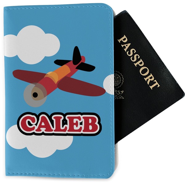 Custom Airplane Passport Holder - Fabric (Personalized)
