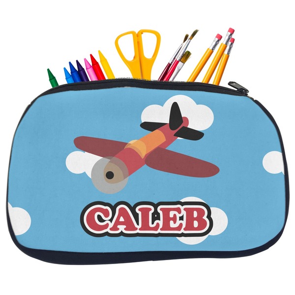 Airplane Pencil / School Supplies Bags - Medium