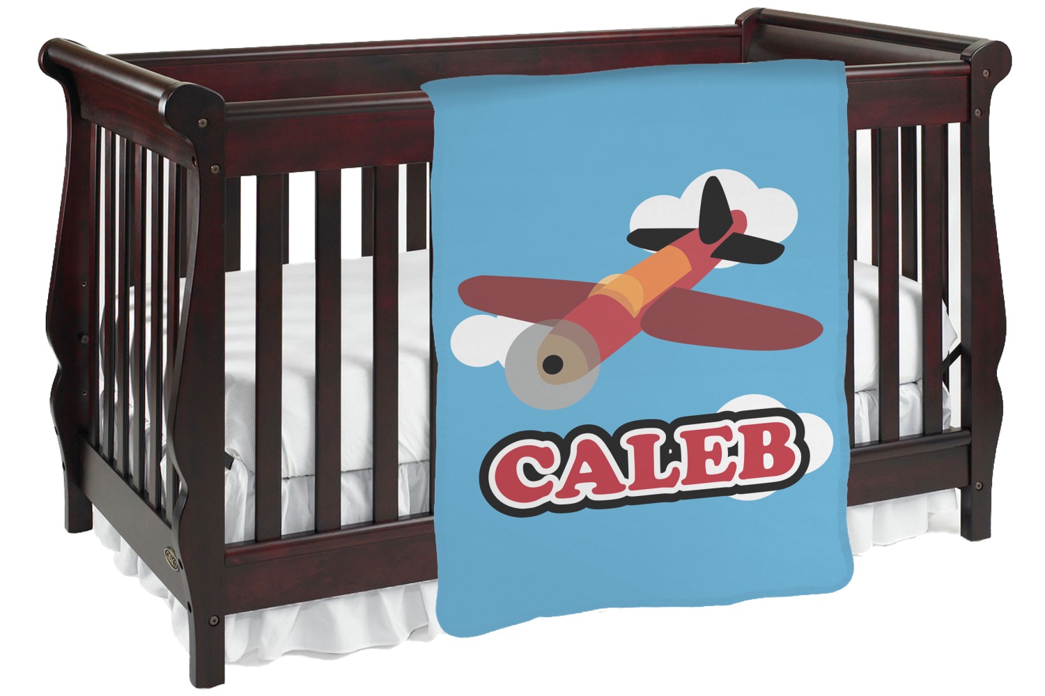 airplane baby blanket