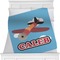 Airplane Minky Blanket - 40"x30" - Single Sided (Personalized)