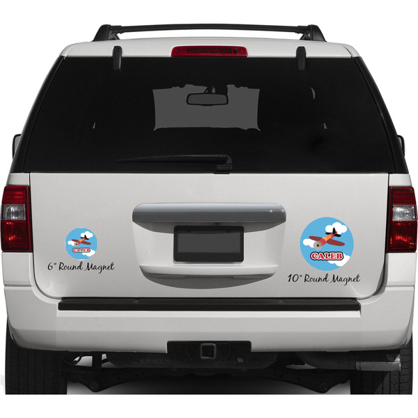 Airplane Personalized Car Magnets on Ford Explorer