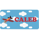 Airplane Mini / Bicycle License Plate (4 Holes) (Personalized)