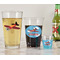 Airplane Pint Glass - Two Content - In Context