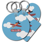 Airplane Plastic Keychain (Personalized)