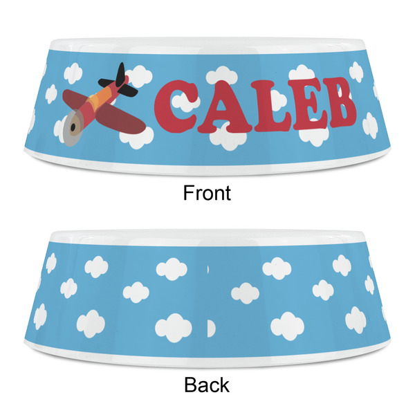 Airplane Plastic Pet Bowls - Small - APPROVAL