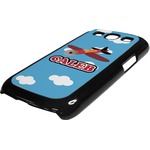 Airplane Plastic Samsung Galaxy 3 Phone Case (Personalized)