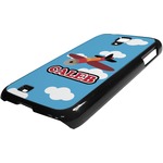 Airplane Plastic Samsung Galaxy 4 Phone Case (Personalized)