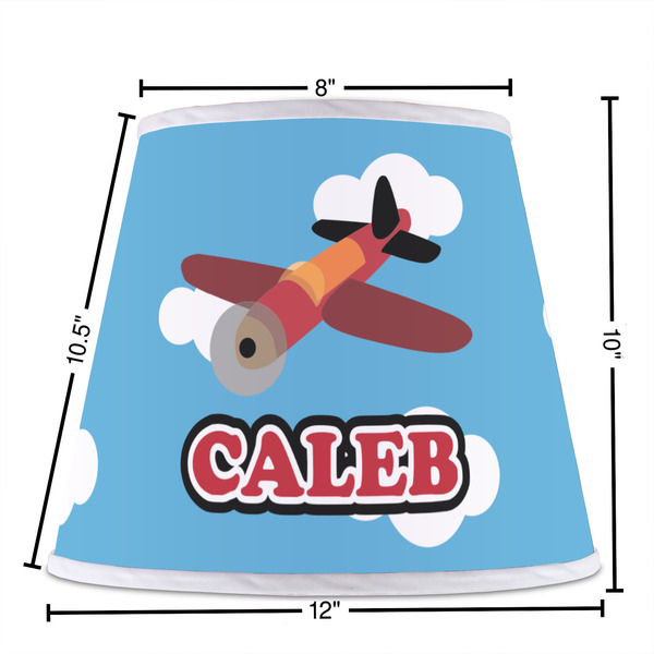 Airplane Poly Film Empire Lampshade - Dimensions