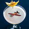 Airplane Printed Drink Topper - XLarge - In Context