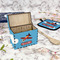 Airplane Recipe Box - Full Color - In Context