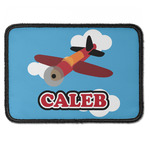 Airplane Iron On Rectangle Patch w/ Name or Text