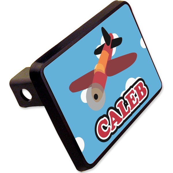 Custom Airplane Rectangular Trailer Hitch Cover - 2" (Personalized)