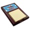 Airplane Red Mahogany Sticky Note Holder - Angle