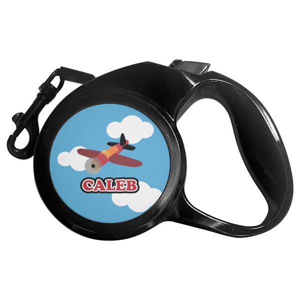 Custom Airplane Retractable Dog Leash - Medium (Personalized)