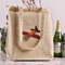Airplane Reusable Cotton Grocery Bag - In Context