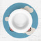 Airplane Round Linen Placemats - LIFESTYLE (single)