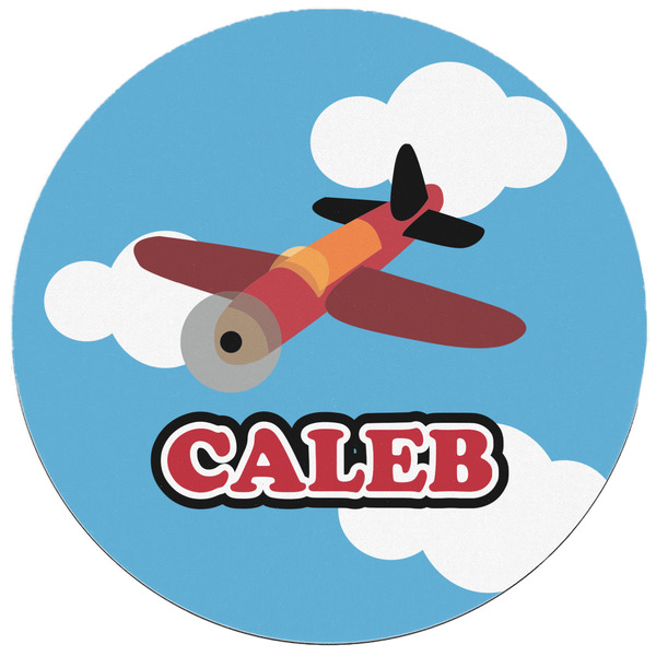 Airplane Round Mousepad - APPROVAL