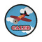 Airplane Round Patch