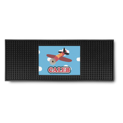Airplane Rubber Bar Mat (Personalized)