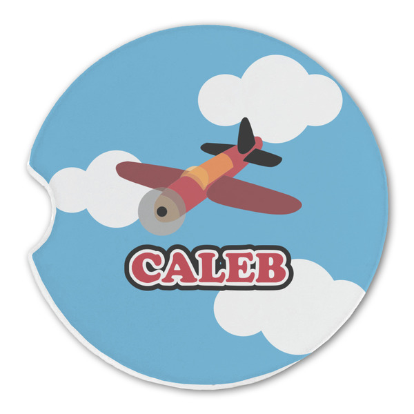 Airplane Sandstone Car Coaster - Single