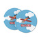 Airplane Sandstone Car Coasters - Set of 2 (Personalized)