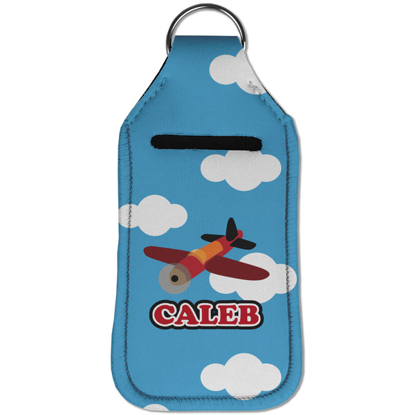 Airplane Sanitizer Holder Keychain - Large (Front)