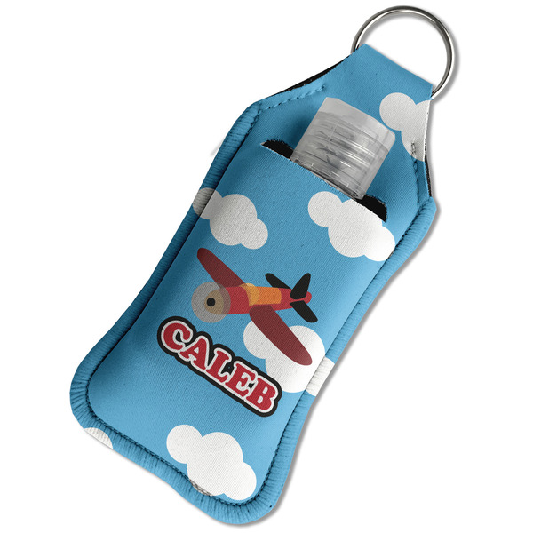 Airplane Sanitizer Holder Keychain - Large in Case