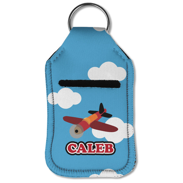 Airplane Sanitizer Holder Keychain - Small (Front Flat)