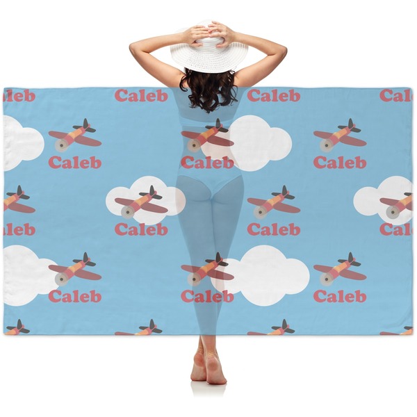 Custom Airplane Sheer Sarong (Personalized)