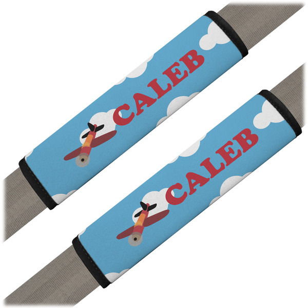 Custom Airplane Seat Belt Covers (Set of 2) (Personalized)