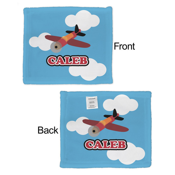 Airplane Security Blanket - Front & Back View