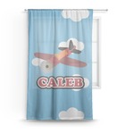 Airplane Sheer Curtain (Personalized)