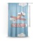 Airplane Sheer Curtain With Window and Rod