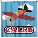 Airplane Shower Curtain - Custom Size (Personalized)