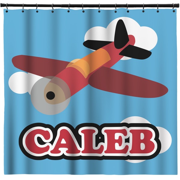 Custom Airplane Shower Curtain - Custom Size (Personalized)