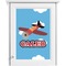 Airplane Single White Cabinet Decal