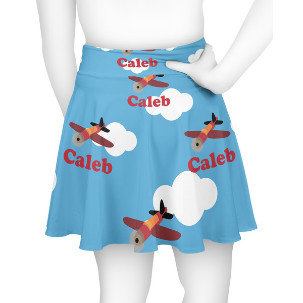 Airplane Skater Skirt - Back