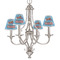 Airplane Small Chandelier Shade - LIFESTYLE (on chandelier)