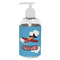 Airplane Plastic Soap / Lotion Dispenser (8 oz - Small - White) (Personalized)