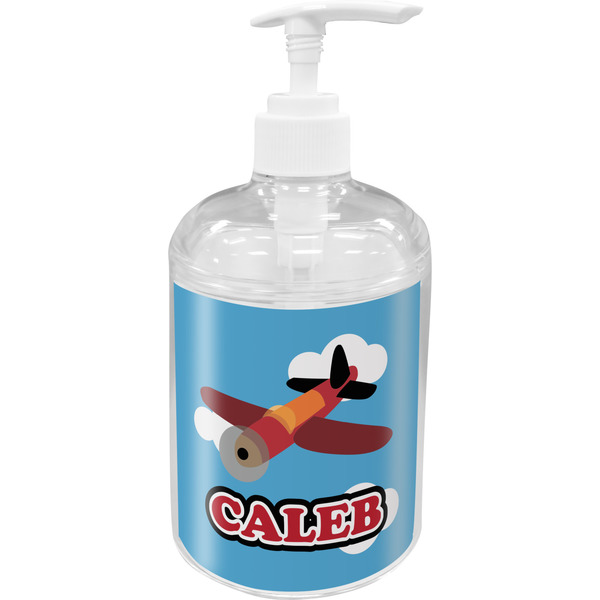 Custom Airplane Acrylic Soap & Lotion Bottle (Personalized)