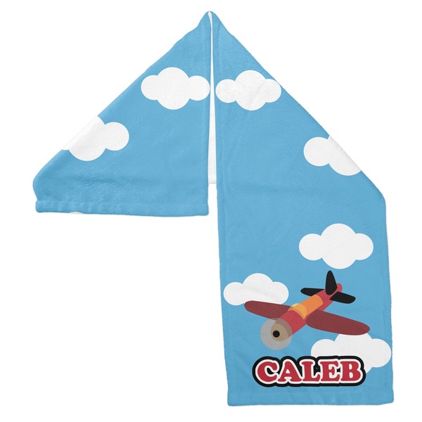 Airplane Sports Towel Folded - Both Sides Showing