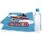 Airplane Sports Towel Folded with Water Bottle