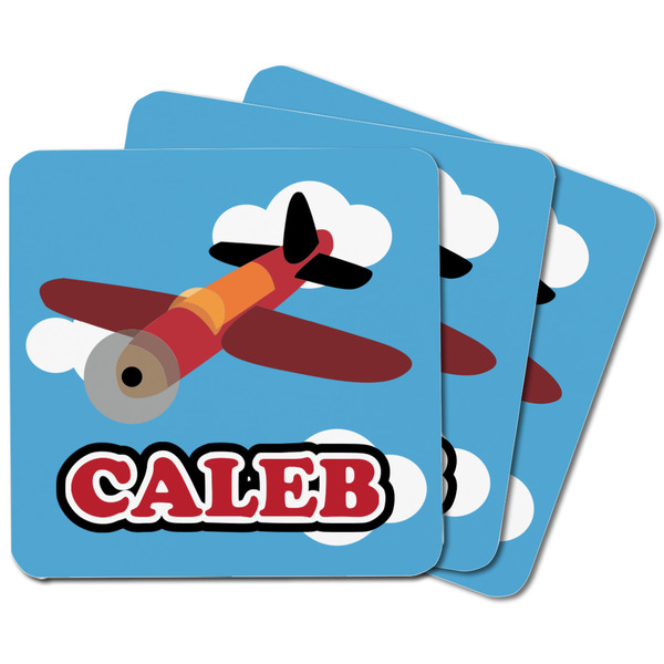 Airplane Square Fridge Magnet - MAIN