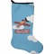 Airplane Holiday Stocking - Neoprene (Personalized)