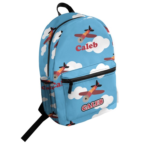 Custom Airplane Student Backpack (Personalized)